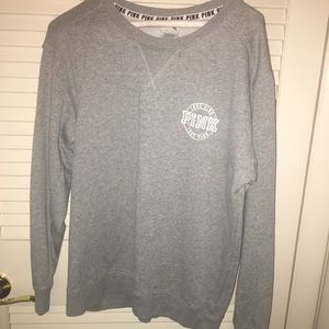 PINK grey sweatshirt